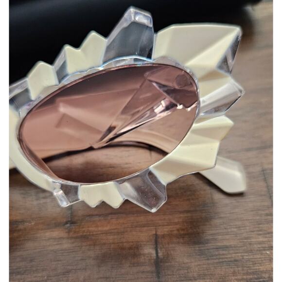 Shein Wing Tip Deco Mod Teal Sunglasses New new in case - Picture 3 of 4